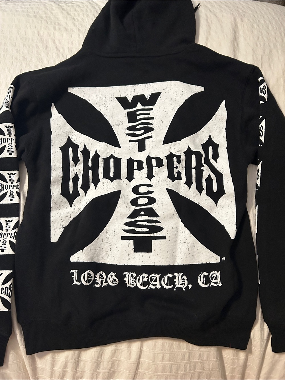 West Coast Choppers Black Hoodie - Men's Sweater